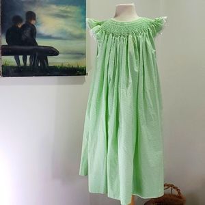 Mary James Smocked log dress size 6x